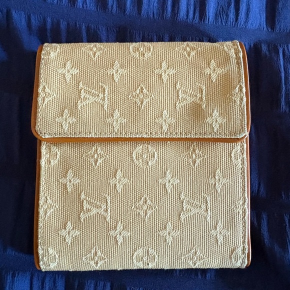 Canvas & leather Louis Vuitton wallet - Picture 1 of 10